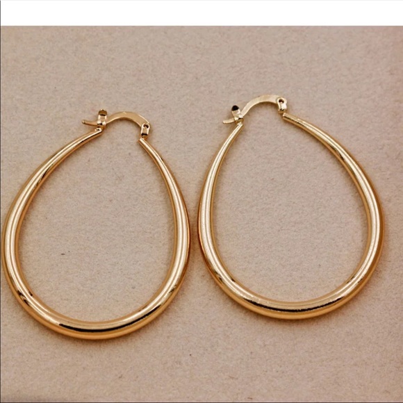 Brand new bohemian style gold plated earrings - Picture 5 of 5